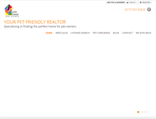Tablet Screenshot of juliedeedsrealestate.com